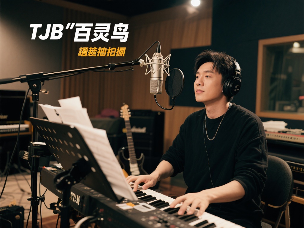 TJB花花发布录歌花絮：可以叫我百灵鸟吗？